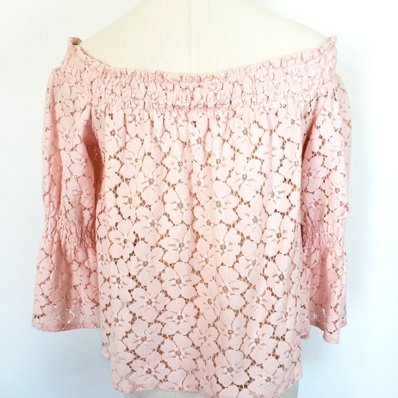 Active USA Cropped Lace Top -- NWOT - Picture 4 of 10